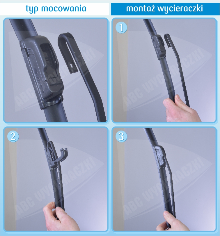 instrukcja montażu wycieraczki